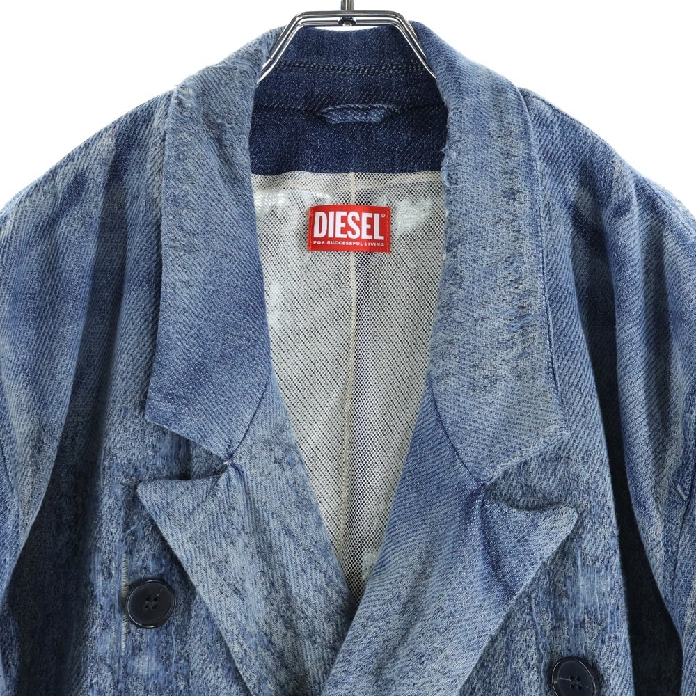 DIESEL(ディーゼル) 25SS D-PEKKA-FSG2 ダメージ加工 デニムコート インディゴ A19364