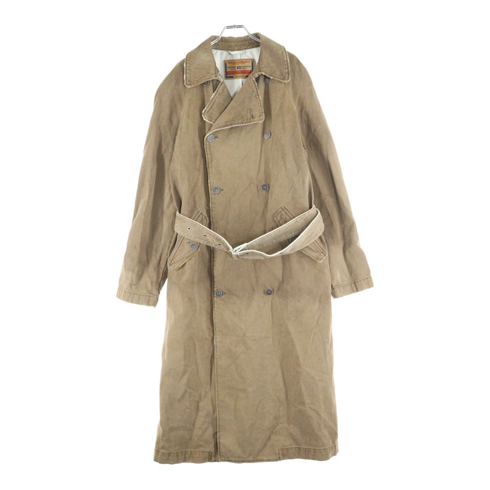 DIESEL(ディーゼル) D-DELIRIOUS Double Breasted Trench Coat ダブルブレストトレンチコート ロングコート ブラウン A12996 09J82