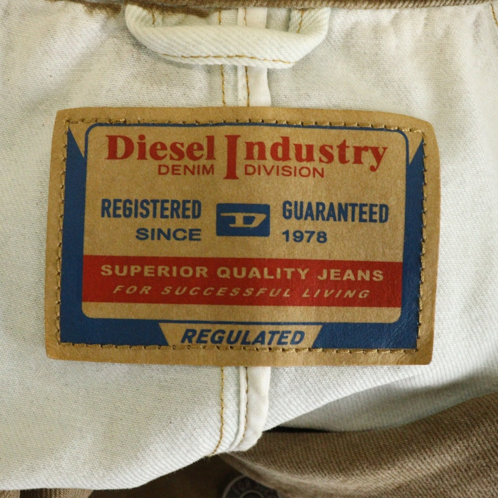 DIESEL(ディーゼル) D-DELIRIOUS Double Breasted Trench Coat ダブルブレストトレンチコート ロングコート ブラウン A12996 09J82