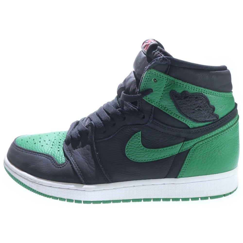 NIKE(ナイキ) AIR JORDAN 1 RETRO HIGH OG PINE GREEN 555088-030 エアジョーダン1 パイングリーン ハイカットスニーカー ブラック/グリーン US9.5/27.5cm
