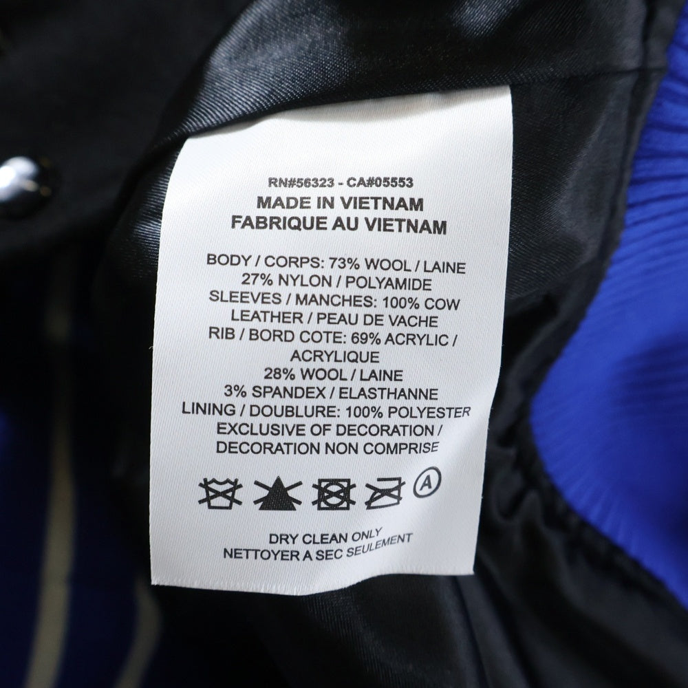 AWAKE NY(アウェイク ニューヨーク) ×Jordan Varsity Jacket ナイキ ジョーダン バーシティジャケット ブラック/ゲーム ロイヤル FQ5439-010