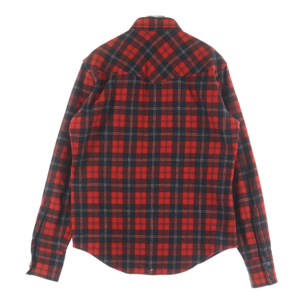 saint laurent paris 13aw ウールチェックシャツ SAINT LAURENT PARIS(サンローランパリ) 13AW ウールフランネル