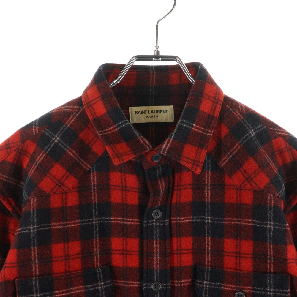SAINT LAURENT PARIS(サンローランパリ) 13AW ウールフランネル