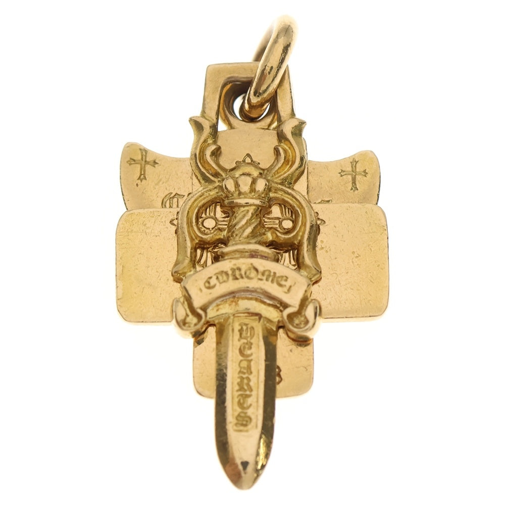 CHROME HEARTS(クロムハーツ) 22K OLD 3 TRINKETS オールド3トリンケッツ ネックレストップ ゴールド
