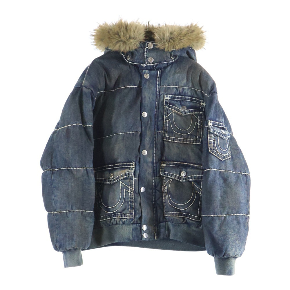 SUPREME(シュプリーム) 25AW ×True Religion Puffer Jacket トゥルーレリジョン パファージャケット ダウンジャケット インディゴ