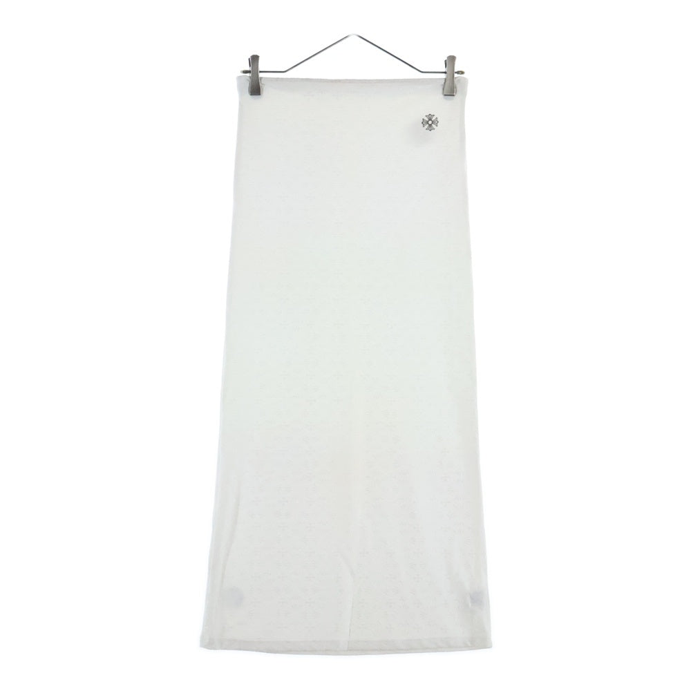CHROME HEARTS(クロムハーツ) CH総柄 ワンピース ベアトップ レディース ホワイト