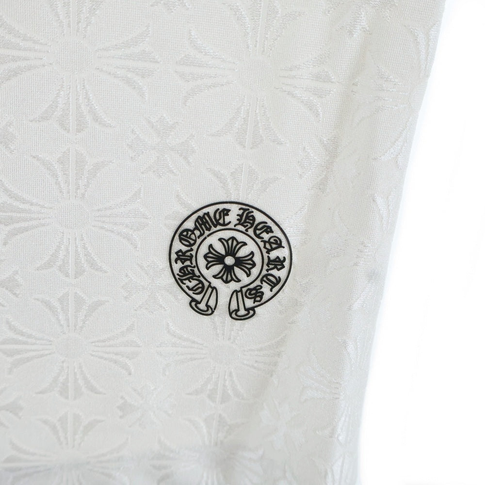CHROME HEARTS クロムハーツ CH総柄 ワンピース ベアトップ レディース ホワイト CHROME HEARTS(クロムハーツ) CH総柄 ワンピース ベアトップ