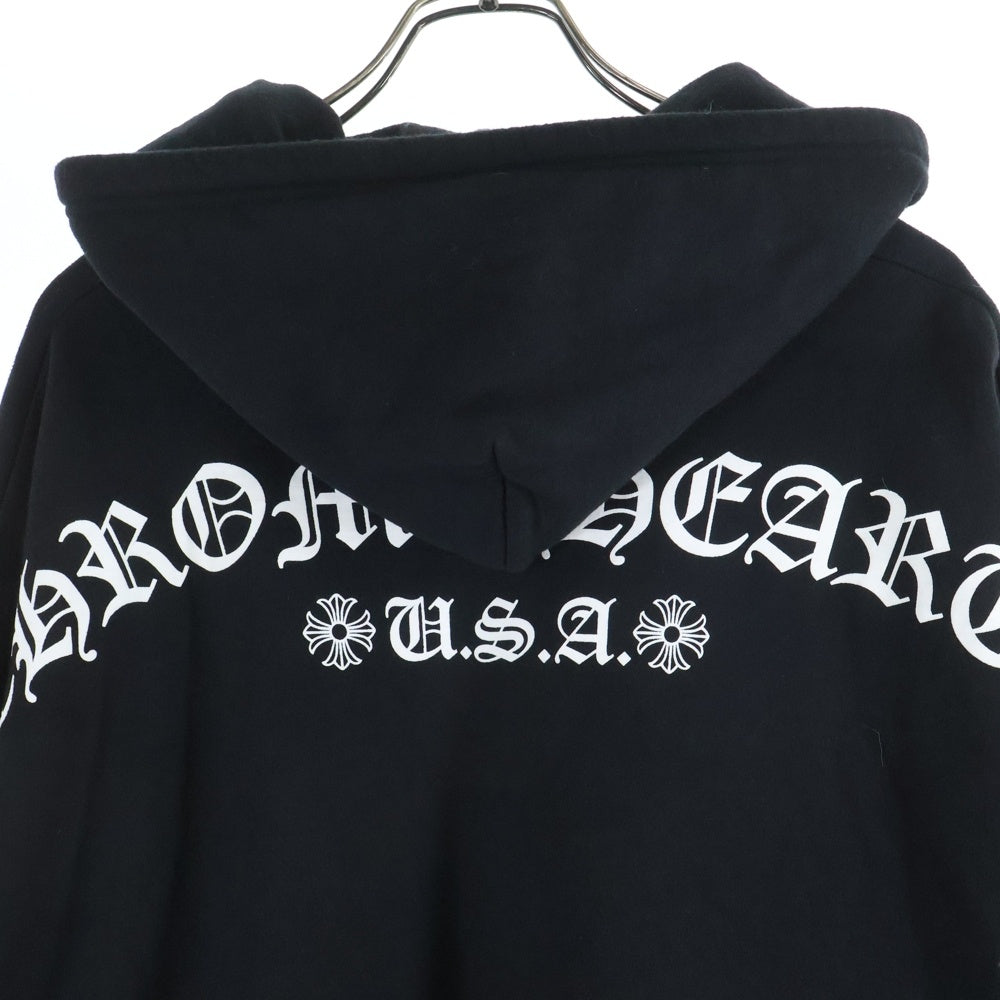 CHROME HEARTS(クロムハーツ) SWTSHRT HD ZIP Tバー ダガージップ