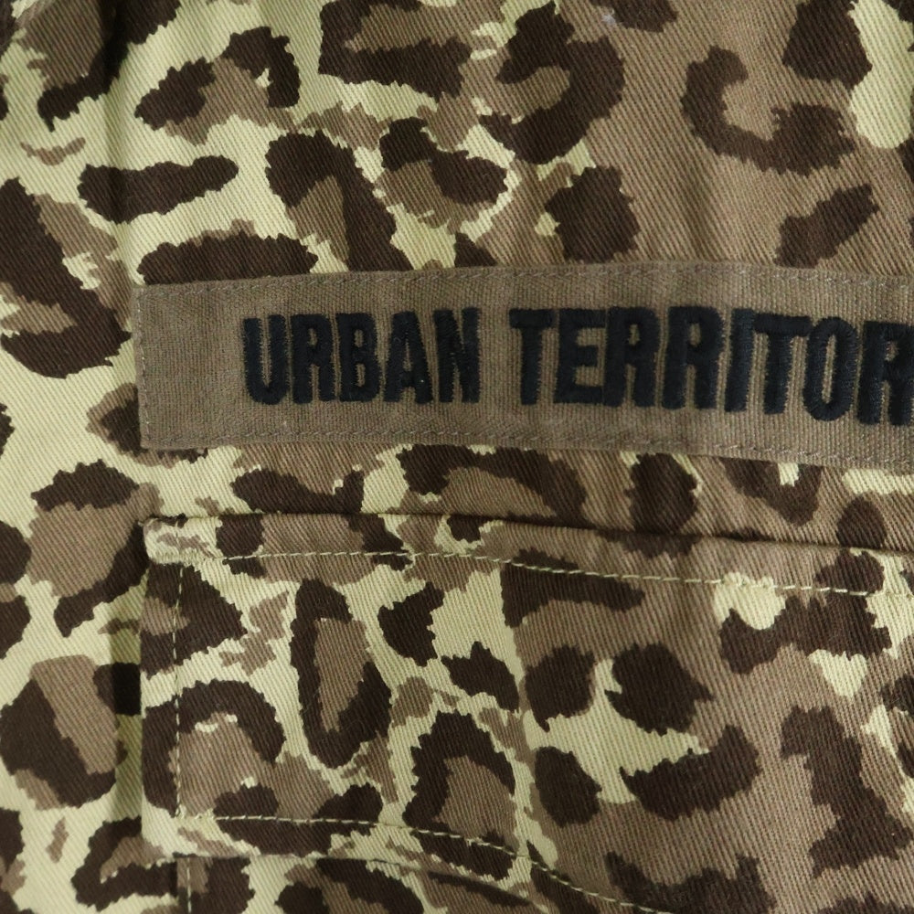 WTAPS(ダブルタップス) 21SS JUNGLE 01 LS COTTON.TWILL.CAMO レオパード柄 ジャングルファティーグ ミリタリー長袖シャツ ベージュ/ブラウン 211WVDT-SHM02