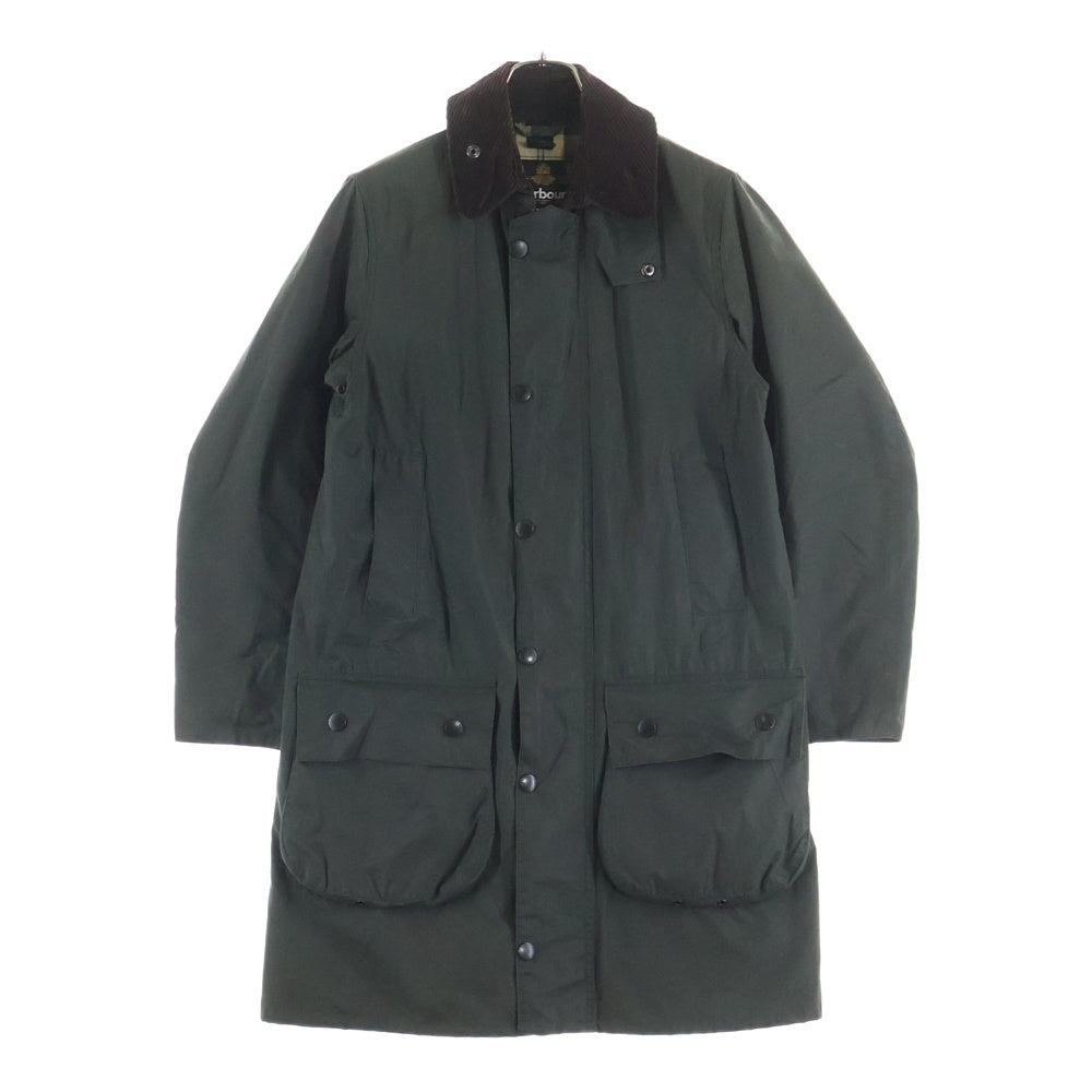 Barbour(バブアー) 18AW ボーダーSL ワックスド コットンコート カーキ MWX0534SG91