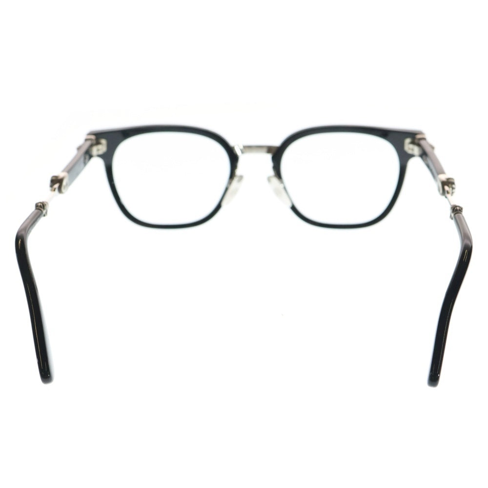 CHROME HEARTS(クロムハーツ) DUCK BUTTER ダガーテンプルウェリントンサングラス メガネ ブラック/シルバー 52□21-152