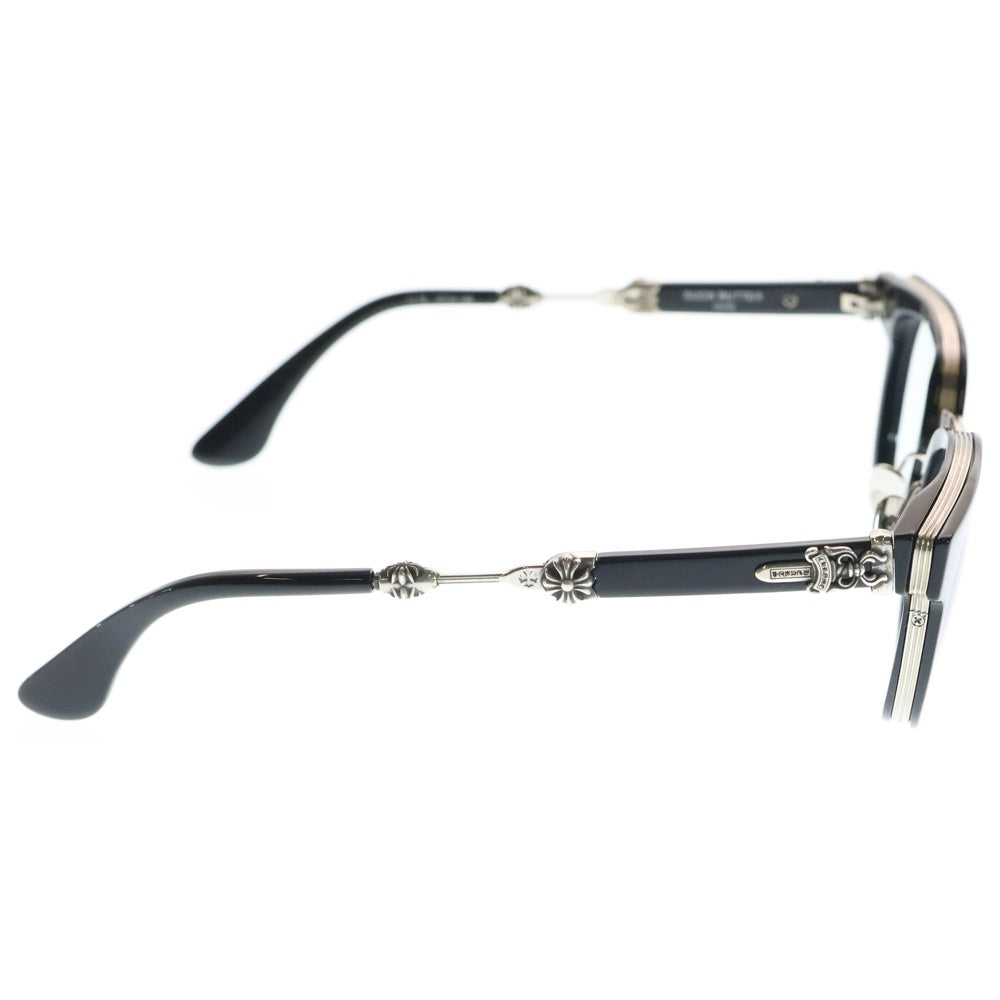 CHROME HEARTS(クロムハーツ) DUCK BUTTER ダガーテンプルウェリントンサングラス メガネ ブラック/シルバー 52□21-152