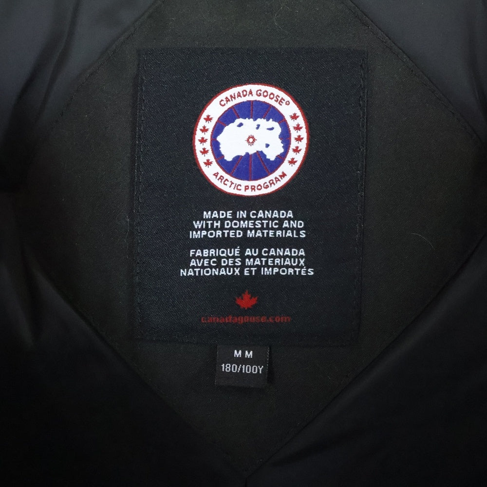 CANADA GOOSE(カナダグース) JASPER PARKA ジャスパーパーカー マルチポケット ジップアップ ファーフーデッドダウンジャケット ブラック 3438JM