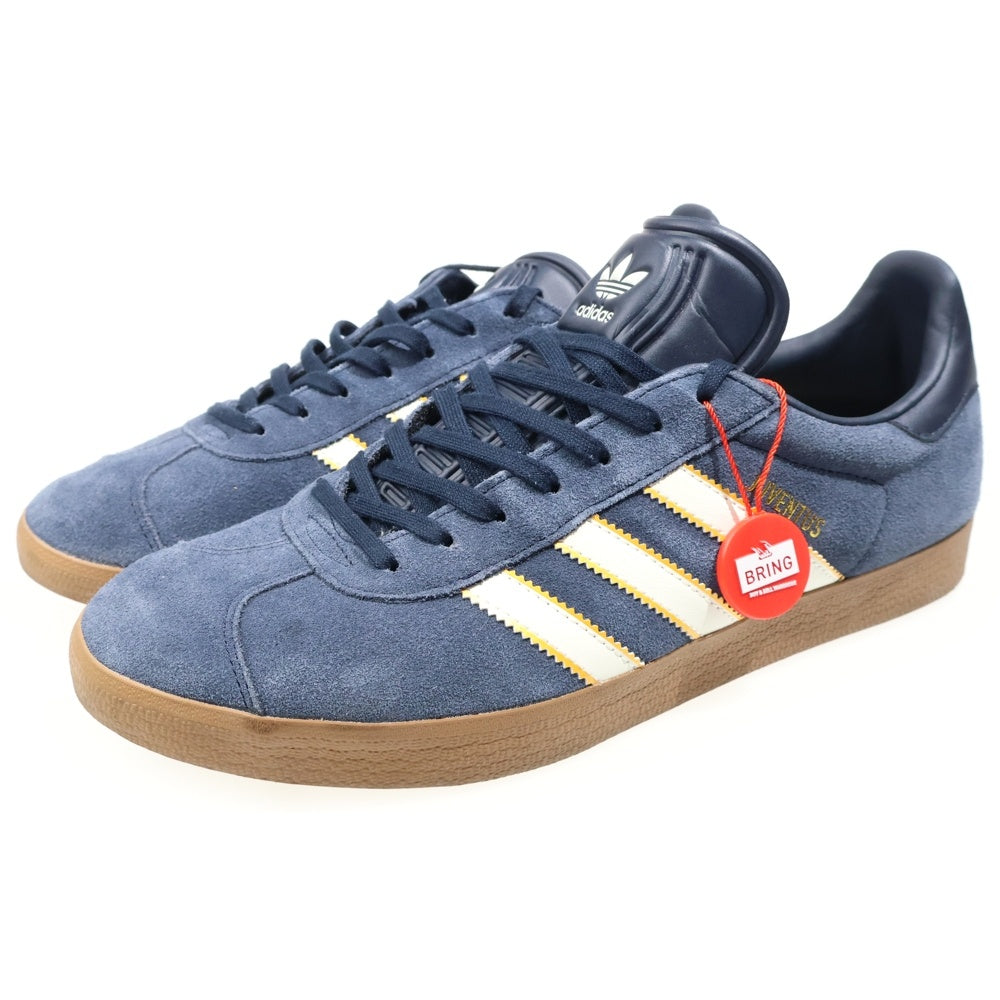 adidas(アディダス) ×JUVENTUS Gazelle Terrace Icons Legend Ink Off White Dark Football Gold ユベントス ガゼル テラスアイコン ネイビー US10.5/28.5cm JS3044