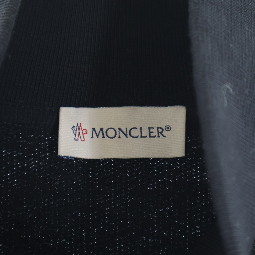 MONCLER(モンクレール) MAGLIA CARDIGAN グラデーションロゴ スウェットトラックジャケット ブラック G20918G00047