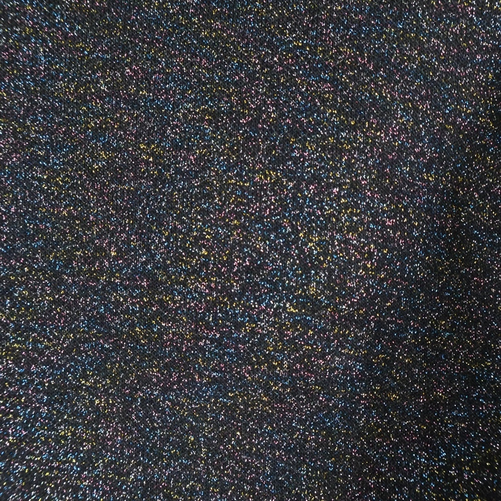 BED J.W. FORD(ベッドフォード) 23AW Glitter Turtleneck ラメ入り タートルネック長袖シャツ マルチカラー 23AW-B-CS01
