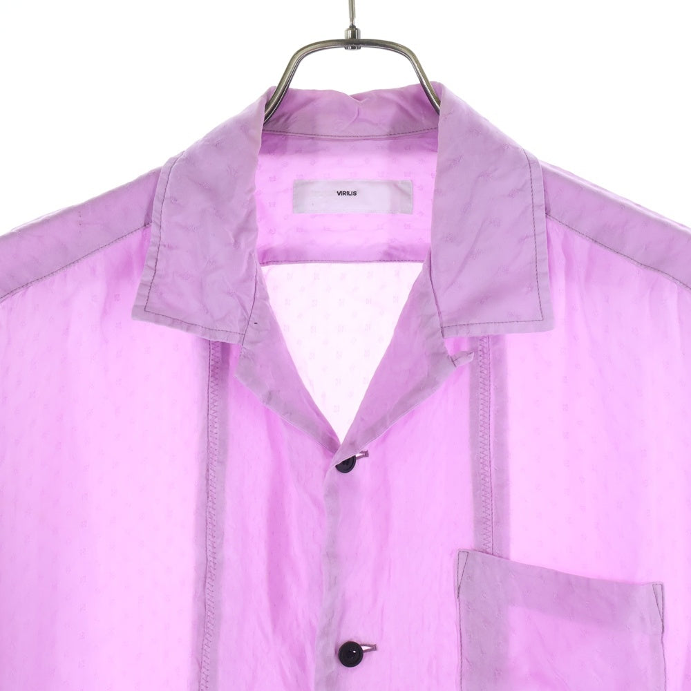 TOGA VIRILIS(トーガ ビリリース) 22SS CUPRA JACQUARD SHIRT デザイン