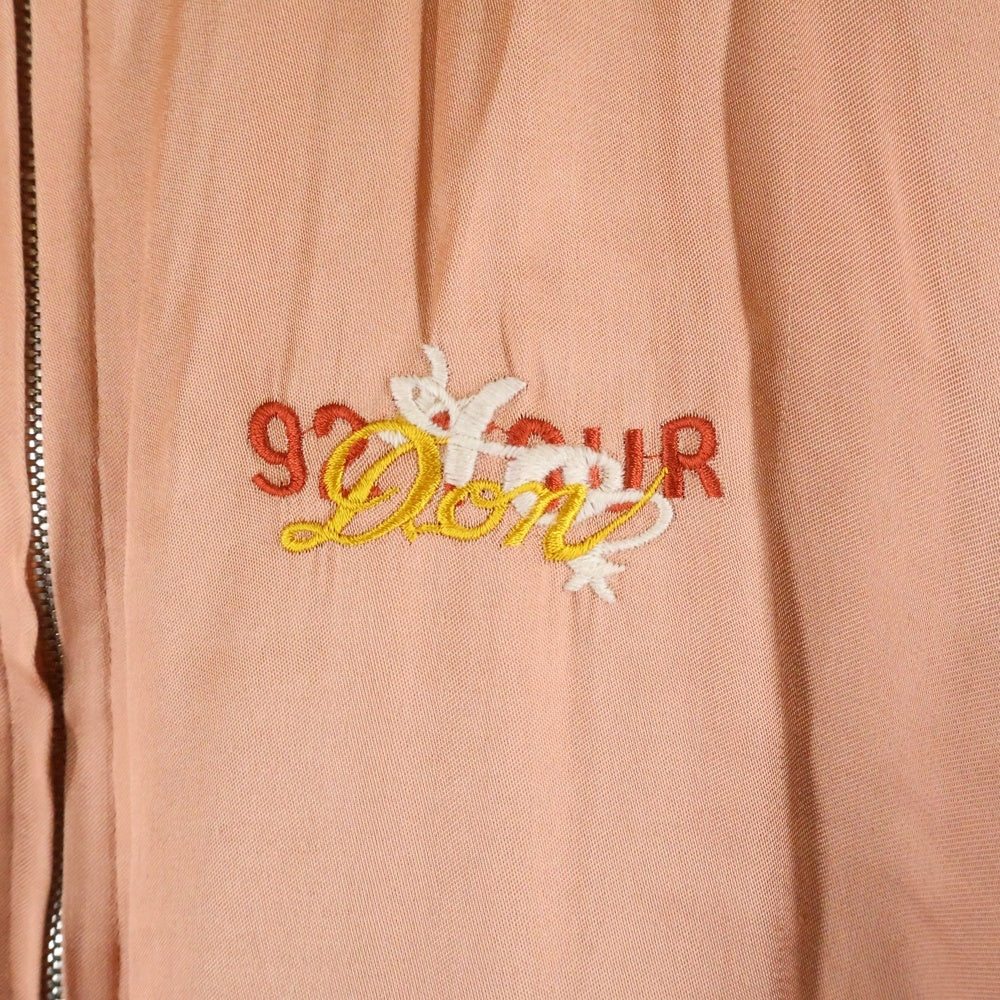 doublet(ダブレット) 17AW CHAOS EMBROIDERY SOUVENIR JACKET カオスエンブロダイアリー スーベニアジャケット スカジャン ピンク 17AW04BL42