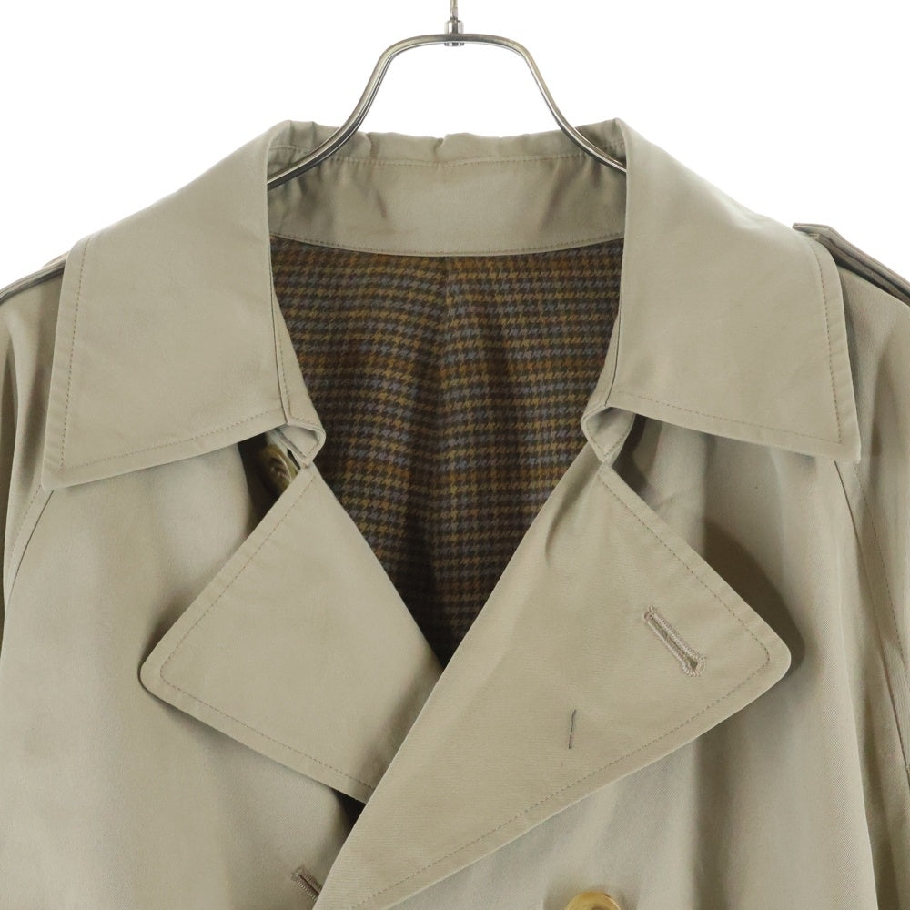 doublet(ダブレット) 18AW TRENCH COAT WITH KEY RING BELT キーホルダーコート トレンチコート カーキ 18AW11CO22