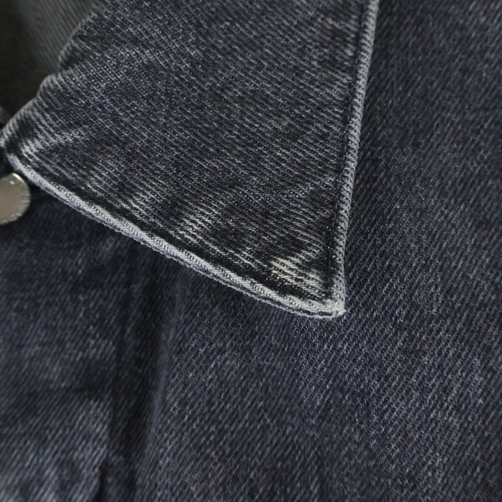 JOHN LAWRENCE SULLIVAN(ジョンローレンスサリバン) 18SS 再構築 レイヤードデニムジャケット ブラック 1A014-0318-42