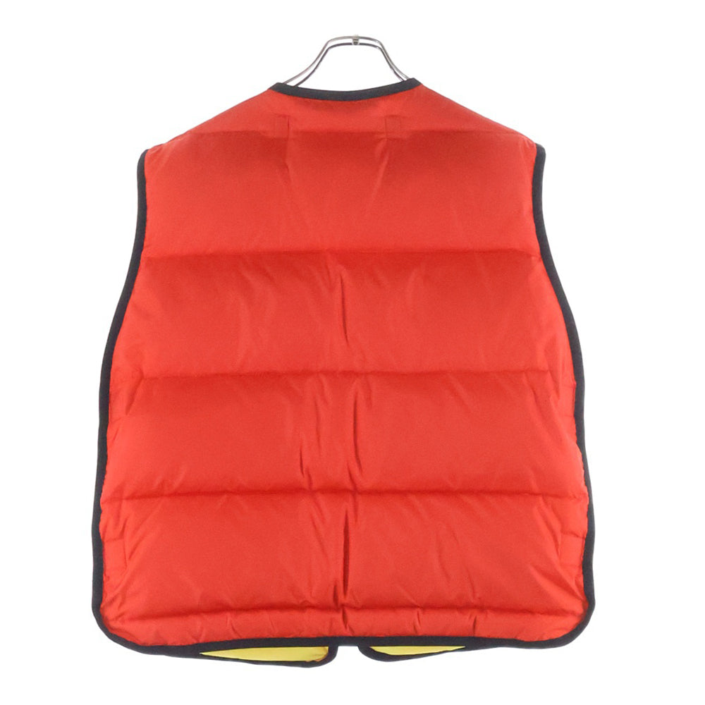 doublet(ダブレット) 18AW LIFE JACKET DOWN VEST ライフジャケットダウンベスト リバーシブル レッド/イエロー 18AW03VE05