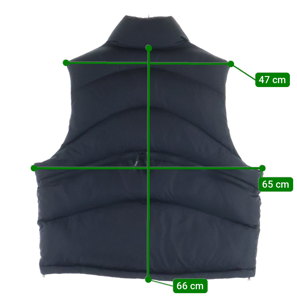 ROTOL(ロトル) CURVY DOWN VEST 中綿入り ダウンベスト ブラック