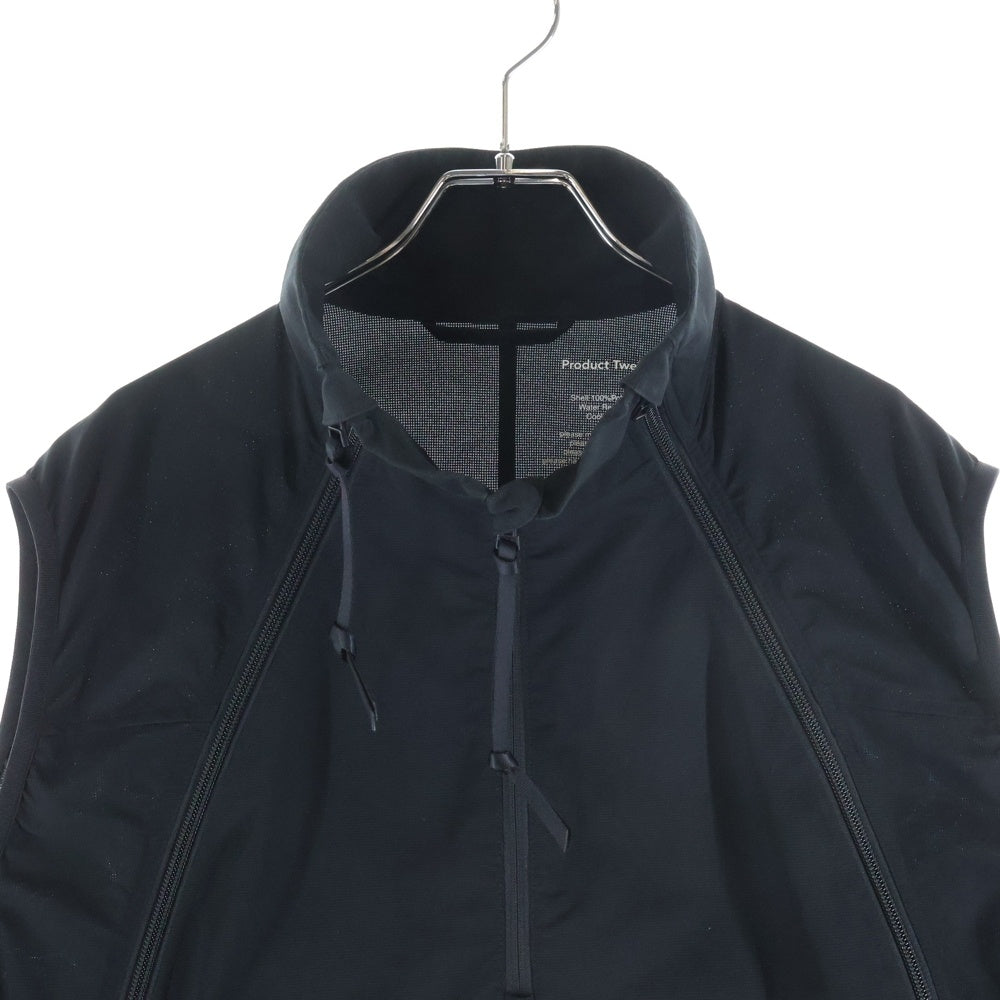Product Twelve(プロダクトトゥエルブ) 25SS Ventilation Utility Vest ユーティリティーベスト ライトジャケット ブラック 25SS-PVE01
