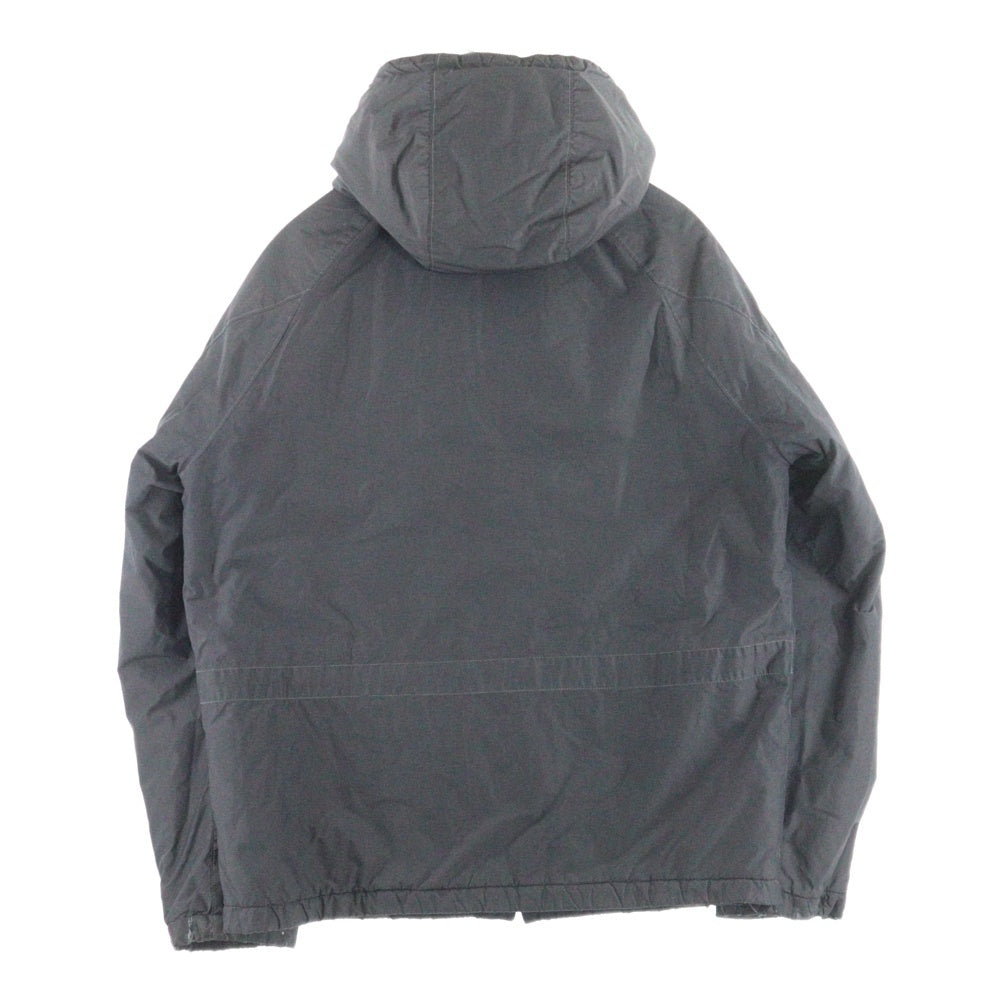 STONE ISLAND(ストーンアイランド) 04AW 中綿入りナイロンフーデッドジャケット ブラック