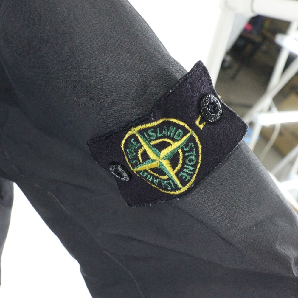 STONE ISLAND(ストーンアイランド) 04AW 中綿入りナイロンフーデッドジャケット ブラック