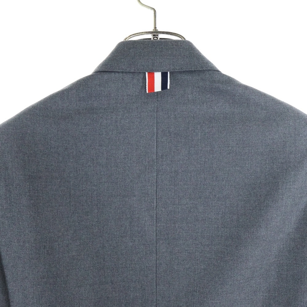 THOM BROWNE(トムブラウン) Tricolor Tailored Jacket トリコロール 2Bテーラードジャケット グレー