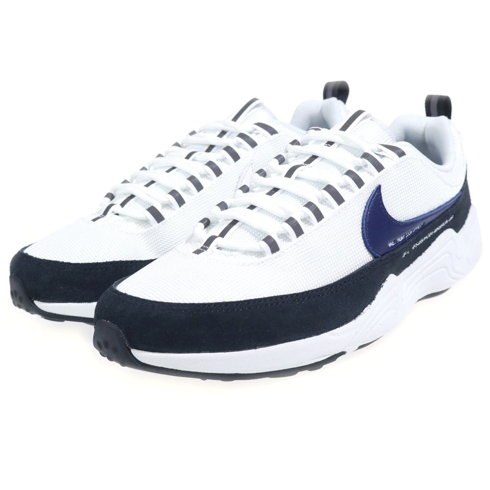 NIKE(ナイキ) ×FRAGMENT AIR ZOOM SPIRIDON SP BLUE VOID HF5455-100 フラグメント エアズーム スピリドン ローカットスニーカー ホワイト US8.5/26.5cm