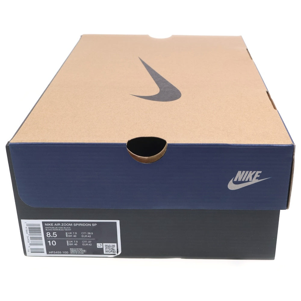 NIKE(ナイキ) ×FRAGMENT AIR ZOOM SPIRIDON SP BLUE VOID HF5455-100 フラグメント エアズーム スピリドン ローカットスニーカー ホワイト US8.5/26.5cm