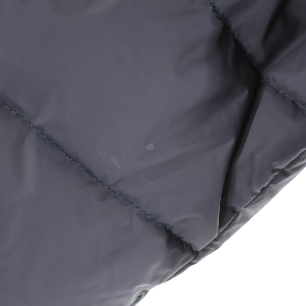 DUVETICA(デュベティカ) ファーフード/エルボパッチ付き ダウンジャケット ブラウン 01907096