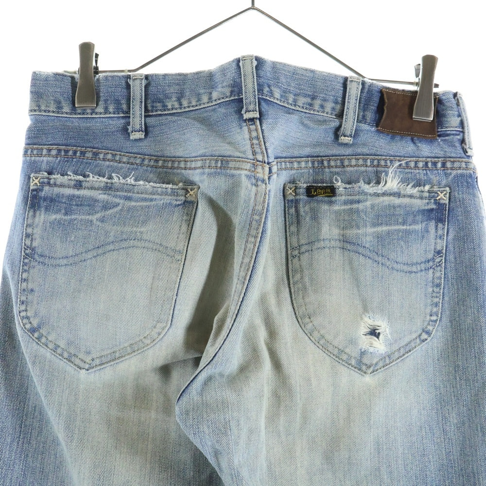 LEE(リー) ダメージ加工 スリムデニムパンツ インディゴ 98212