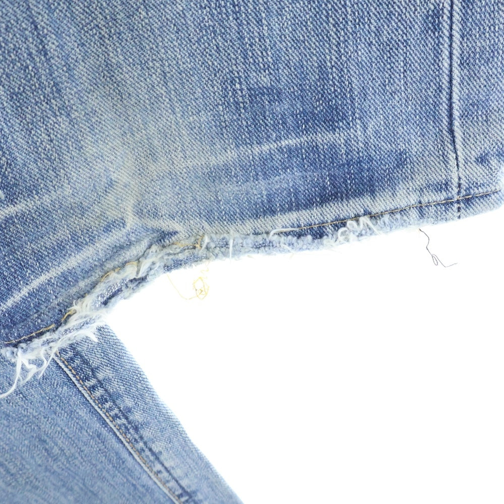 LEE(リー) ダメージ加工 スリムデニムパンツ インディゴ 98212