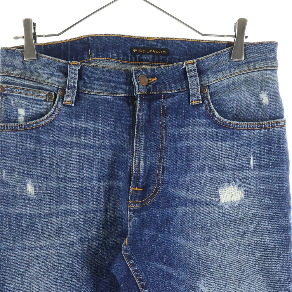 nudie jeans(ヌーディージーンズ) リーンディーン スリムデニムパンツ インディゴ 1011923