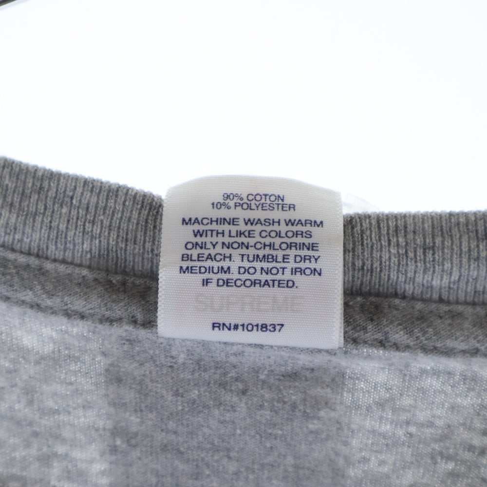 SUPREME(シュプリーム) 19SS Fruit Tee フルーツ プロントクルーネック半袖Tシャツ カットソー グレー