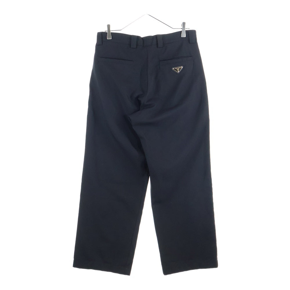 PRADA(プラダ) 23SS トライアングルプレート ワイドスラックス