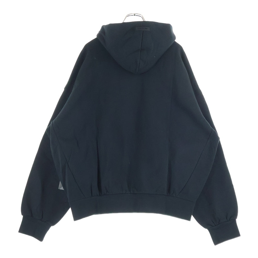 FEAR OF GOD ESSENTIALS(フィアオブゴッド エッセンシャルズ) 23SS フロントロゴ スウェットプルオーバーパーカー ブラック