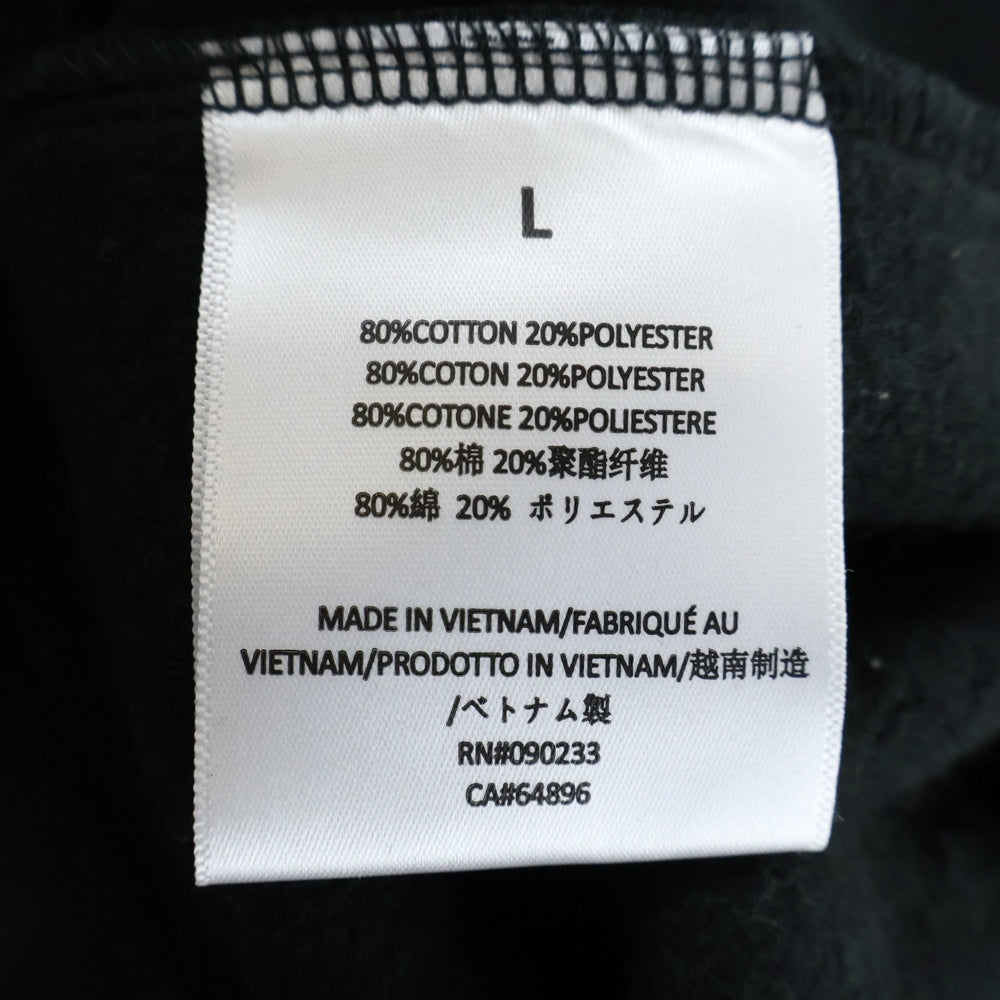 FEAR OF GOD ESSENTIALS(フィアオブゴッド エッセンシャルズ) 23SS フロントロゴ スウェットプルオーバーパーカー ブラック