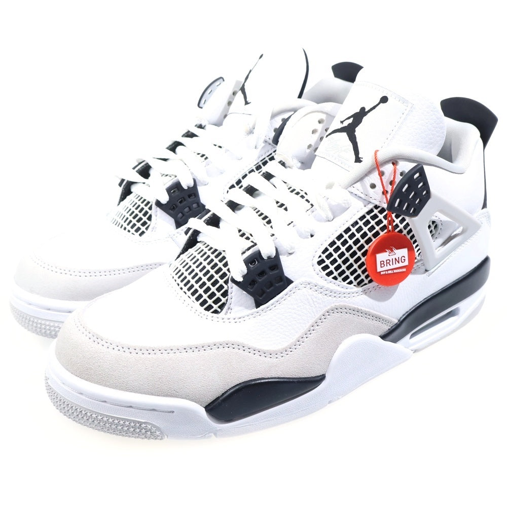 NIKE(ナイキ) AIR JORDAN 4 MILITARY BLACK エアジョーダン4 ハイカットスニーカー ホワイト US9/27cm DH6927-111