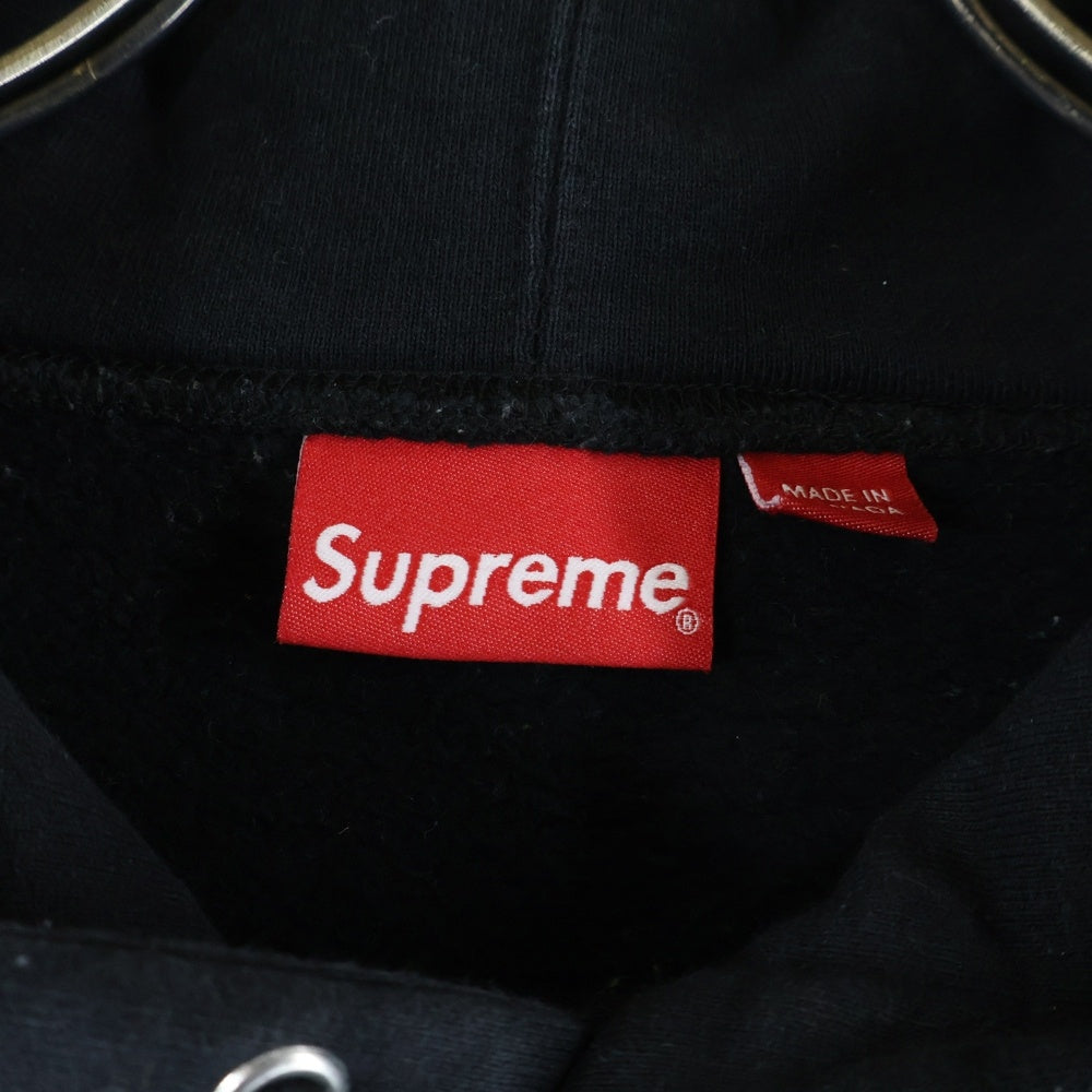 SUPREME(シュプリーム) 20AW Shop Hooded Sweatshirt フロントプリント プルオーバーパーカー ブラック