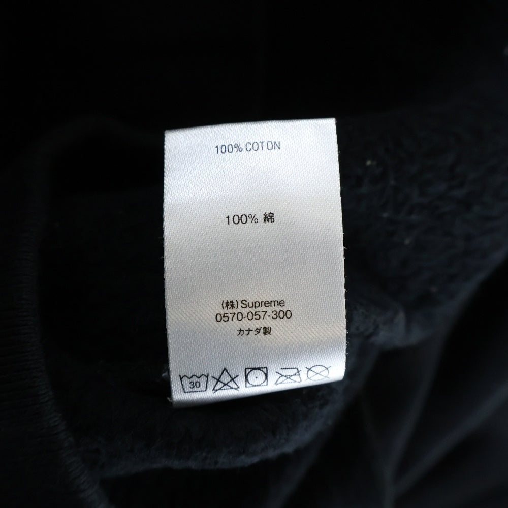SUPREME(シュプリーム) 20AW Shop Hooded Sweatshirt フロントプリント プルオーバーパーカー ブラック