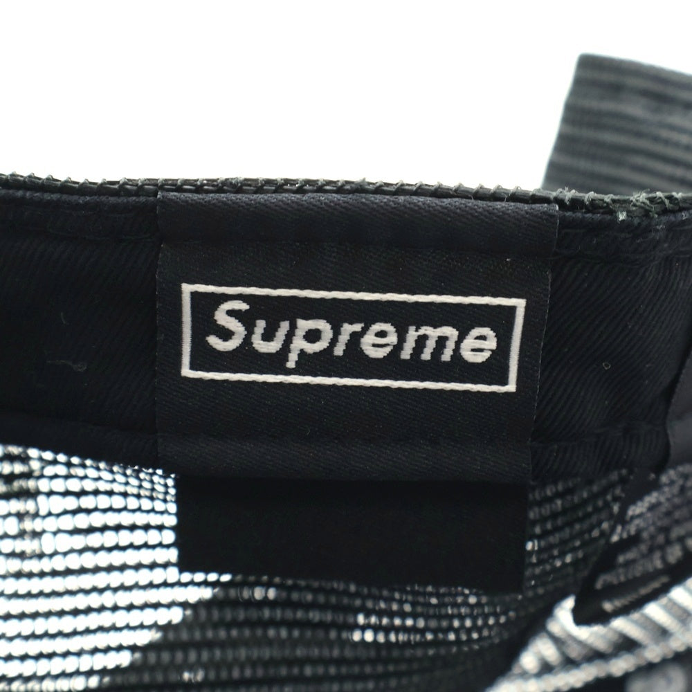 SUPREME(シュプリーム) 23SS ×New Era Box Logo Mesh Back Cap ニューエラ ボックスロゴ メッシュ バック キャップ 帽子 ブラック/グレー