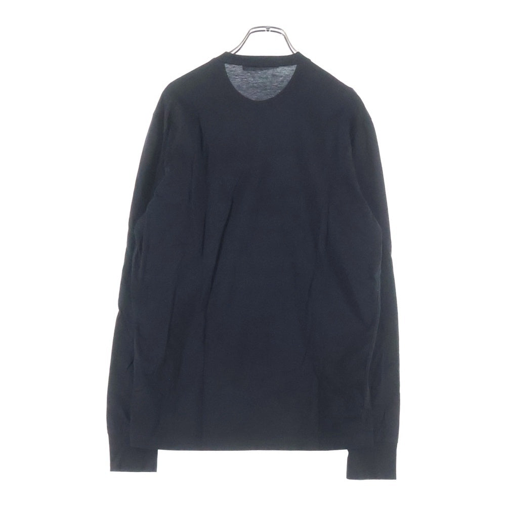 DSQUARED2(ディースクエアード) フロントロゴプリント長袖Tシャツ カットソー ブラック S74GD1142 S23009