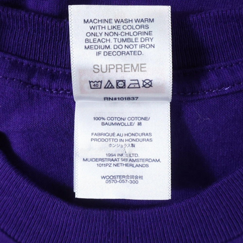 SUPREME(シュプリーム) 25AW ANTIHERO Ozzy Tee アンタイヒーロー オジー 半袖Tシャツ カットソー パープル