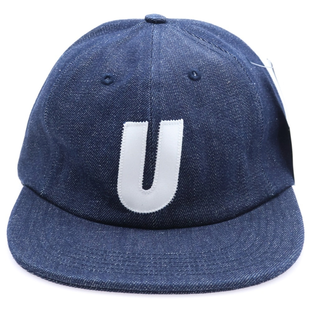 UNDEFEATED(アンディフィーテッド) U ロゴ刺繍 デニム 6パネルキャップ 帽子 インディゴ 182077500048