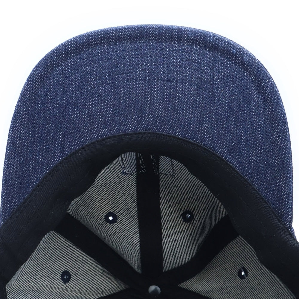 UNDEFEATED(アンディフィーテッド) U ロゴ刺繍 デニム 6パネルキャップ 帽子 インディゴ 182077500048