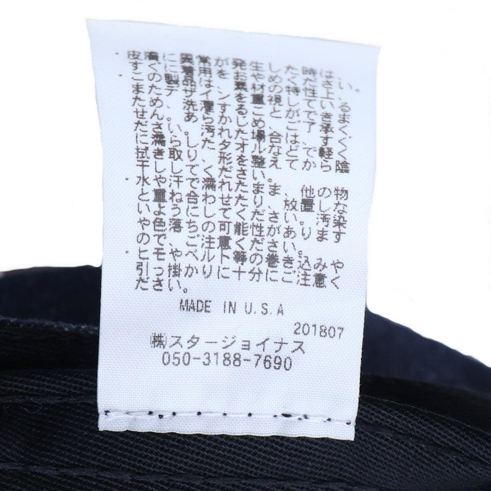 UNDEFEATED(アンディフィーテッド) U ロゴ刺繍 デニム 6パネルキャップ 帽子 インディゴ 182077500048