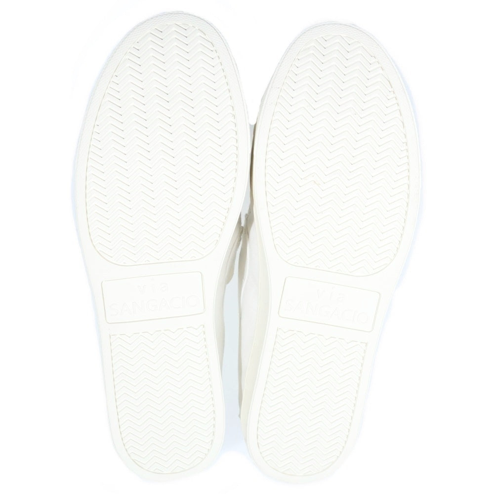 Sangacio(サンガッチョ) LOAFER BLACK にゅ～ず ローファー ローカットスニーカー ホワイト US10.5/28.5cm